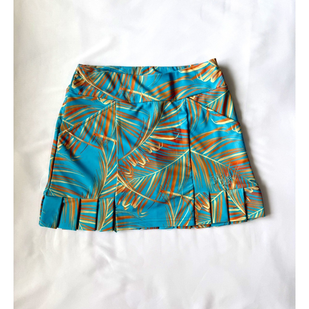 Tzu Tzu Samba Cabana Girl Skort XS Golf Tennis Womens Pleated Tropical
